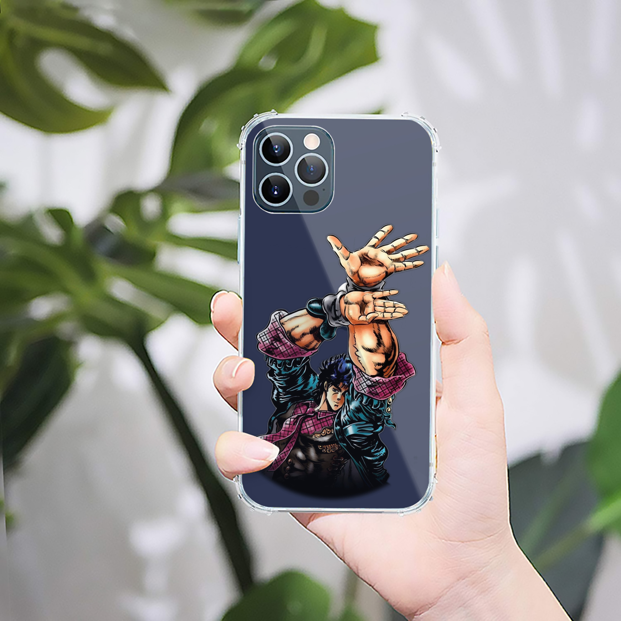 （画像用） ジョジョの奇妙な冒険 /ジョナサン?ジョースター JoJo's Bizarre Adventure Jonathan Joestar 【iPhone 12シリーズ対応】透明スマホケース（クリアソフトケース）